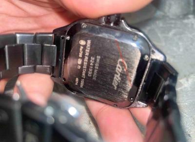 Cartier Santos de Cartier Mens Wristwatch Steel Silver With - Thumbnail 6