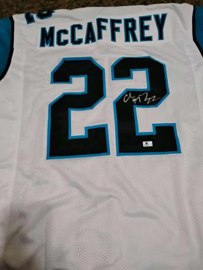 Autographed Christian McCaffrey Jersey