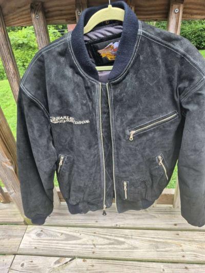 Harley Davidson Suede Jacket - Thumbnail 2