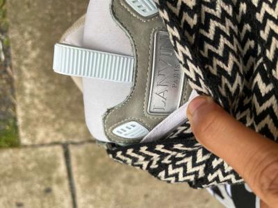 lanvin curb sneaker pale blue - Thumbnail 4