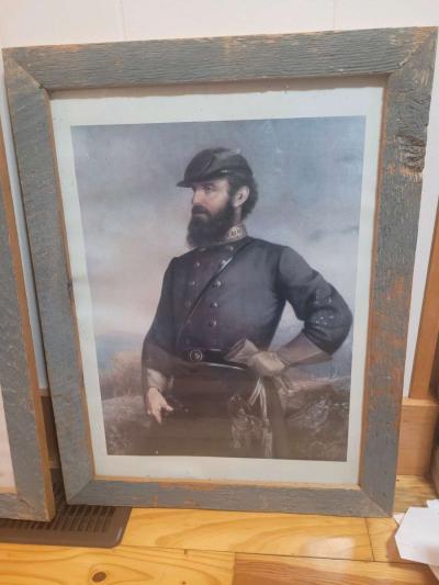 framed prints of Robert E Lee and Stonewall Jackson - Thumbnail 3