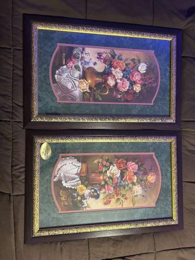 gold frame vintage painting - Thumbnail 5