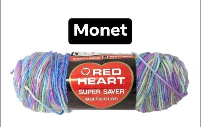 Monet Red Heart Super Saver Yarn