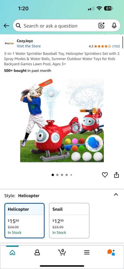 sprinkler baseball - Thumbnail 5