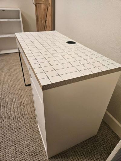 white IKEA Desk - Thumbnail 5