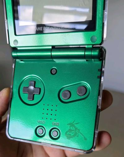 Gameboy advance sp Ags001 Emerald edition - Thumbnail 4
