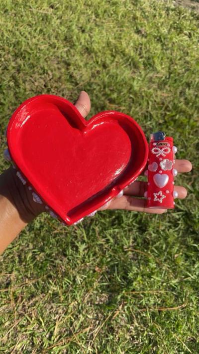 Pearl Heart Ashtray - Thumbnail 2