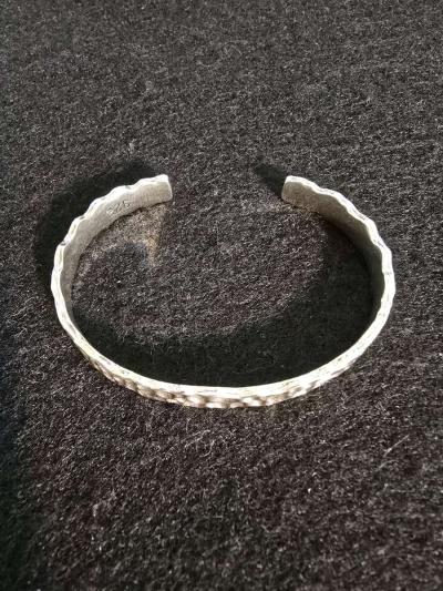 925 Sterling Silver Geometric Bracelet - Thumbnail 1