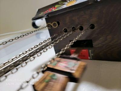 1970s vintage German cuckoo clock with pine cones and pineap - Thumbnail 4