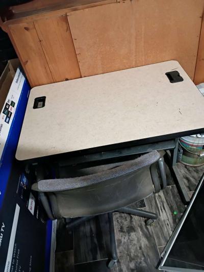 school desk with 2 chairs and office desk - Thumbnail 5