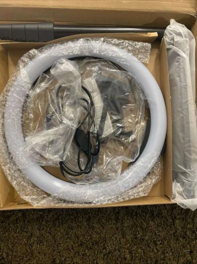 12 Ring Light with 63 extendable Tripod Stand Selfie RingLig - Thumbnail 2