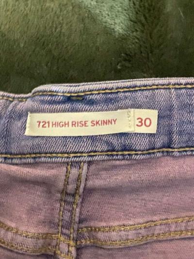 levi purple denim jeans - Thumbnail 2
