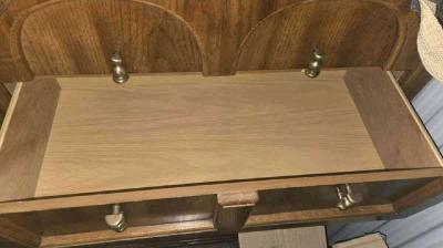 SOLID WOOD TALL DRESSER  HEAVY CLEAN READY TO GO - Thumbnail 6