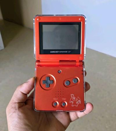 Gameboy advance sp Ags001 Fire red edition - Thumbnail 3