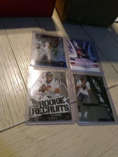 4 card CJ Stroud rookie lot