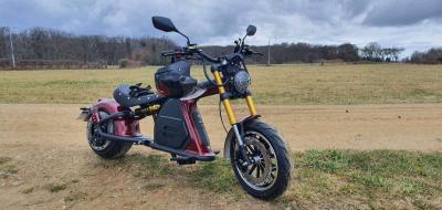Eahora M8S 4000W Mini Chopper Electric Motor bike - Thumbnail 3