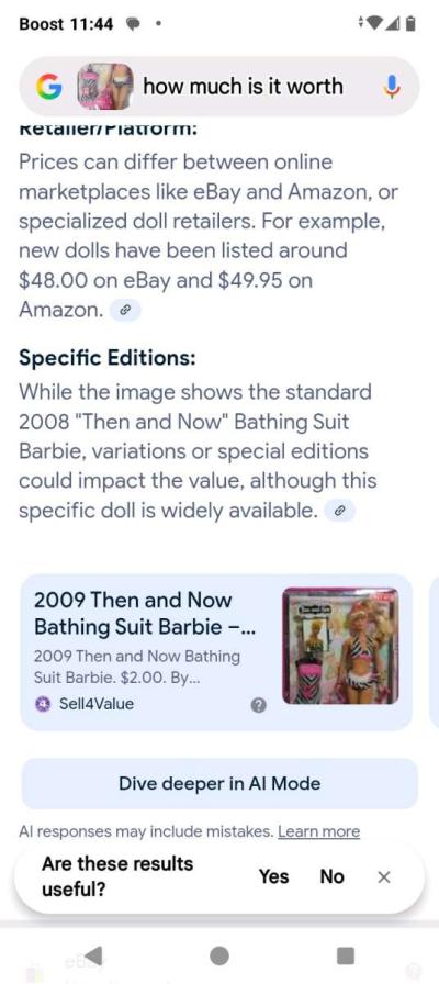 2008 bathing suit Barbie - Thumbnail 1