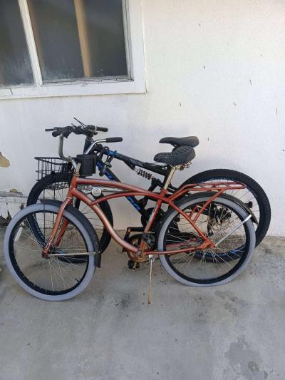 blue and black mountain bike - Thumbnail 2