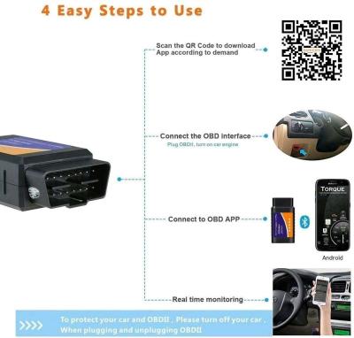 OBD 2 Bluetooth ELM327 Code Reader Scanner - Thumbnail 5