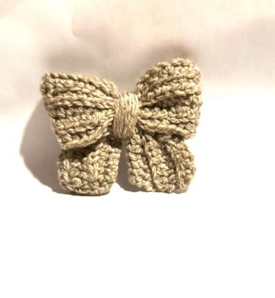 Handmade Crochet Hairbow - Thumbnail 5