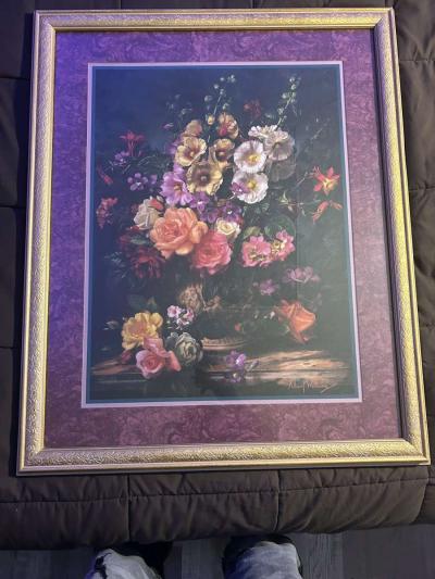 large original vintage painting - Thumbnail 2