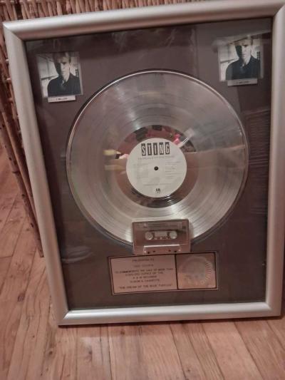 STING RIAA motown platinum music award - Pensacola, Florida