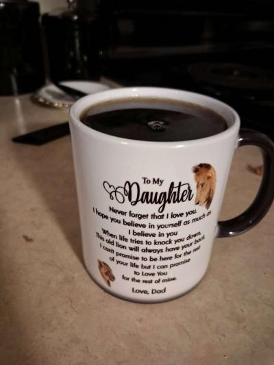 Thermal father to daughter mug - Thumbnail 2