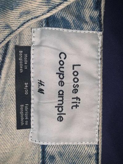 Blue Baggy Denim Jeans - Thumbnail 2