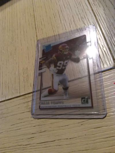 clearly Donruss Rookie of Chase young Acetate