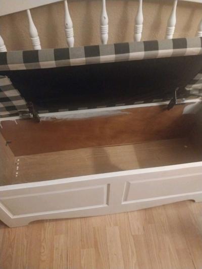 White Entryway Bench - Thumbnail 5