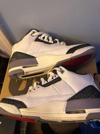 jordan 3 grey cement size 9 - Thumbnail 3