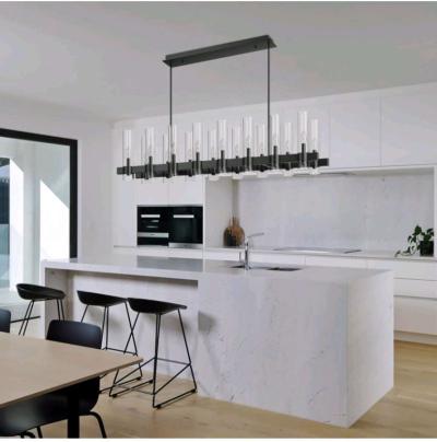 Dimmable Modern 16 Light Black Chandelier - Thumbnail 4