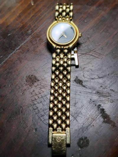 MOVADO Museum Gold and Stainless Steel Ladies Watch - Thumbnail 2