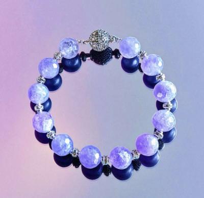 Genuine Kianite Stones Magnetic clasp Bracelet - Thumbnail 2