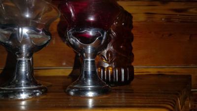 the antique ceremony ritual glasses the red one for 700 alon - Thumbnail 2