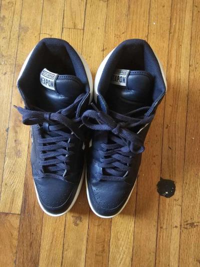 Converse Weapons Navy High Top Sneakers - Thumbnail 2