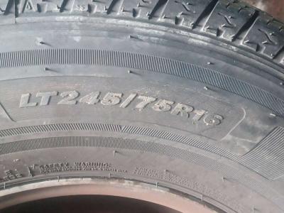 tires  245 75 17 LT 3 tires available like  new - Thumbnail 2