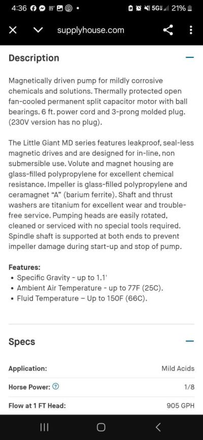 5 MD magnetic drive pump - Thumbnail 6