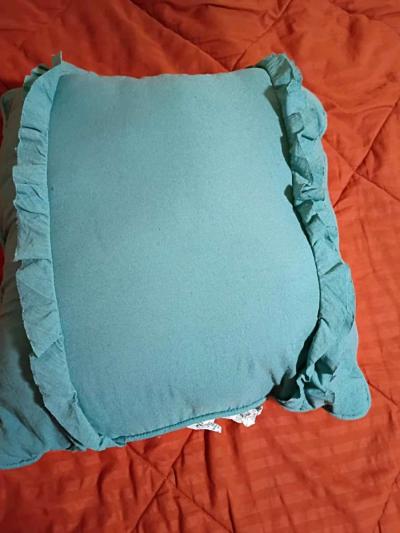 Teal Green Full Size Bed Set asking 30 OBO - Thumbnail 4
