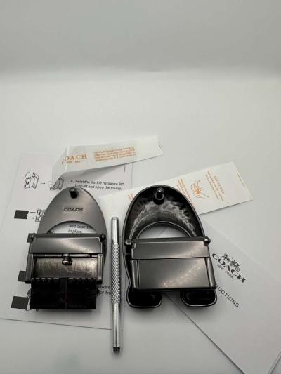 Coach Mens Belt with 2 Buckles - Thumbnail 6