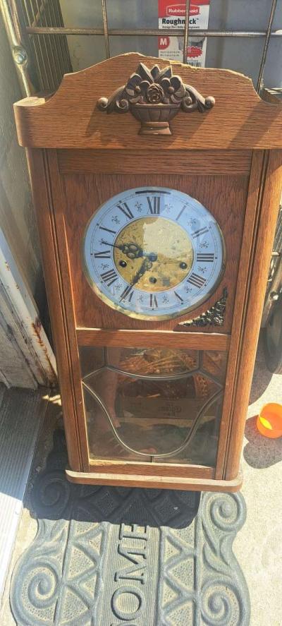 vintage Jauch Westminster Chime Clock - Thumbnail 1