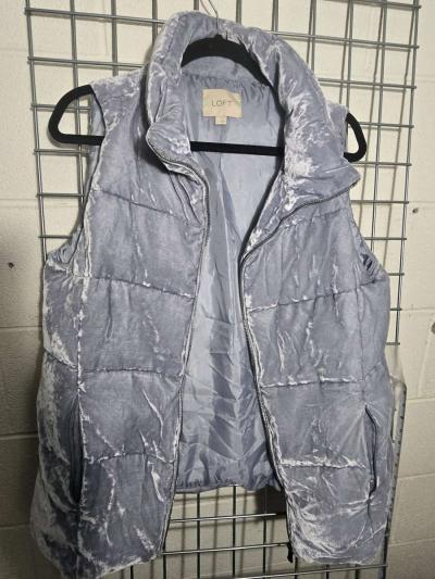 Loft Women Vest Color Blue - Thumbnail 2