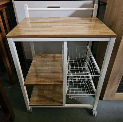 Utility microwave kitchen cart