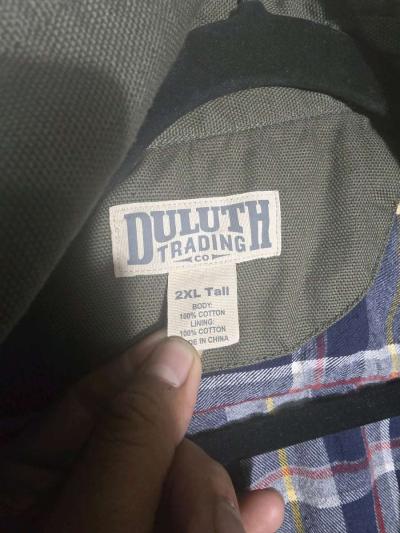 DELUTH TRADING CO COTTON CANVAS JACKET XXL - Thumbnail 4