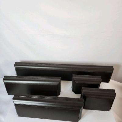 16 IN X 4 IN X 175 IN BROWN WALL MOUNTING SHELVES SET OF 5 - Thumbnail 4