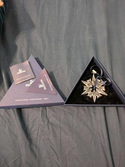 Swarovski ornament and owl - La Porte, Texas