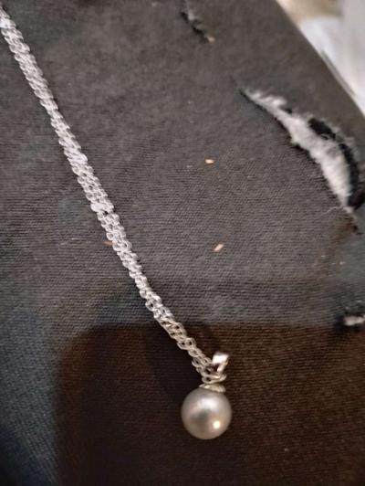 single real pearl necklace - Thumbnail 3