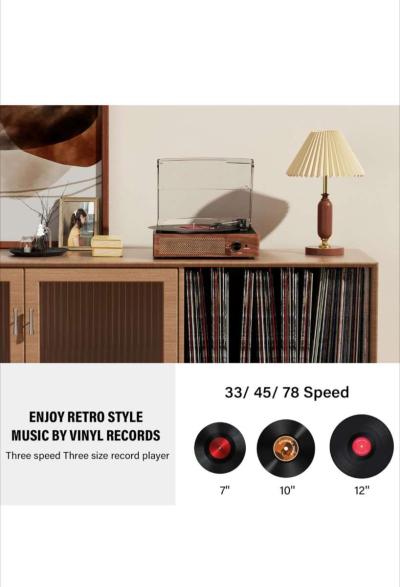 Wireless Vinyl Record Player - Thumbnail 5