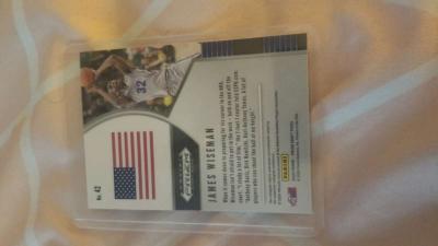 2020 Panini Prizm James Wiseman Rookie Cards - Thumbnail 2