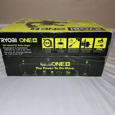 RYOBI ONE 18V HYBRID DRAIN AUGER TOOL ONLY - Thumbnail 6